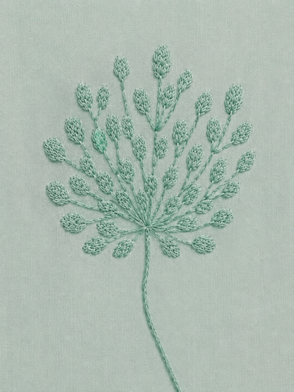 Detalle bordado Salvia