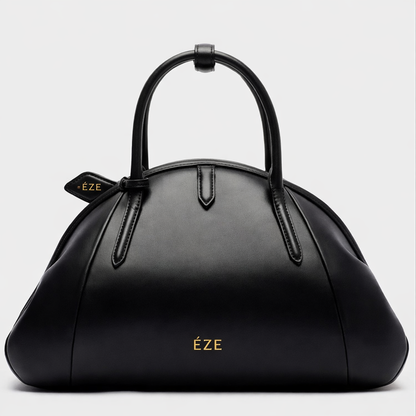 ÉZE — Mule “Véra Olive Heel” Volumen suave. Carácter preciso.