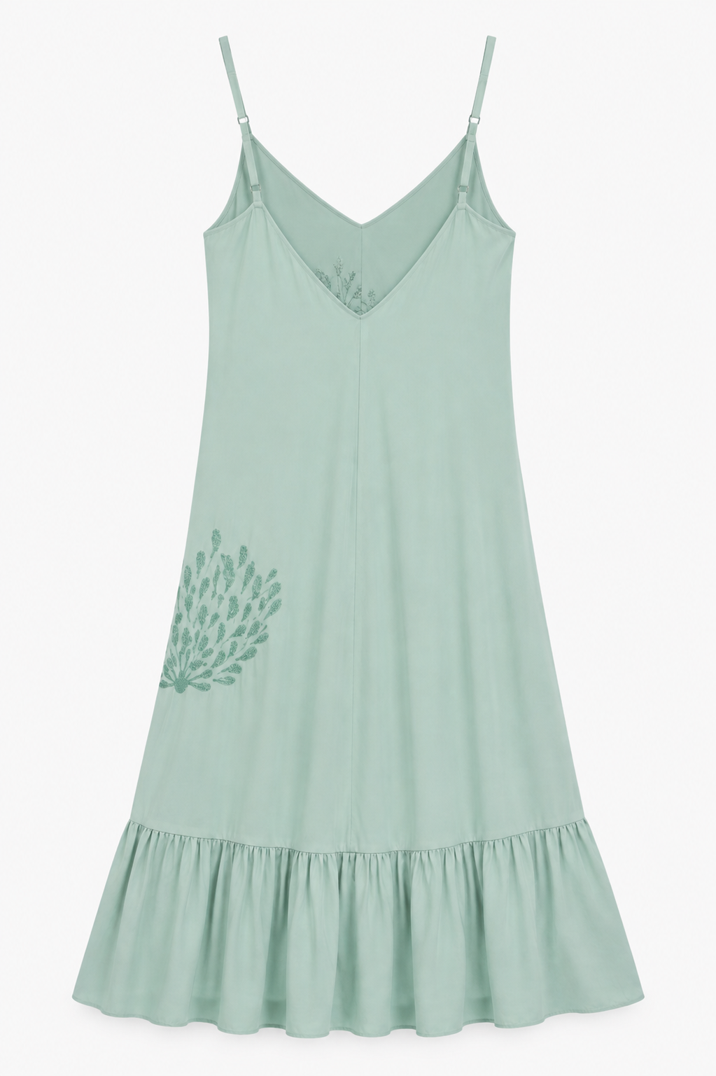 Vestido Riviera Salvia – Espalda